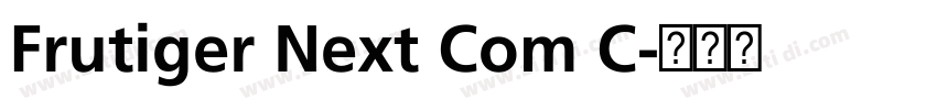 Frutiger Next Com C字体转换
